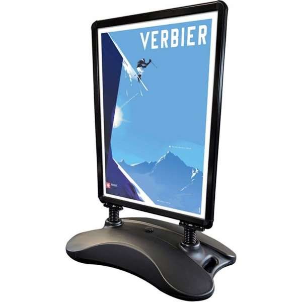 Wind-Sign Waterbase Basic Kundenstopper 32mm (R) A1 - Schwarz #1