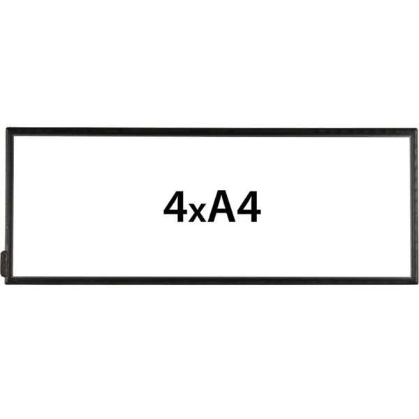 Windo Display, Plakathalter für Boden, 4 x A4 #1