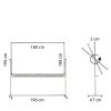 Schwenkbare Whiteboardtafel für intensive Nutzung auf mobilem Stativ - 8 Größen - 100x180 cm #5
