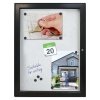 Schwarze Infobox magnetisch mit Schloss - 12xA4 - schwarz #1