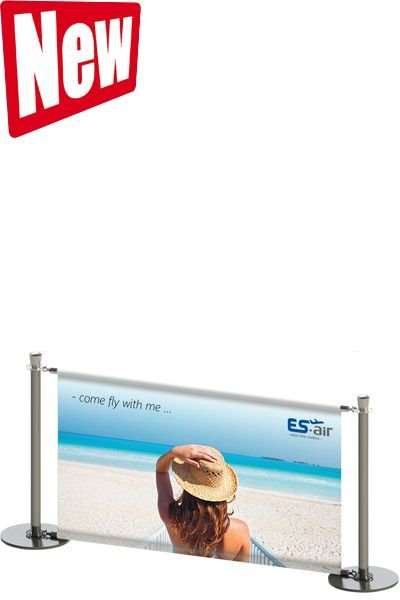 Bannerstange für Absperrpfosten - 160 cm #3
