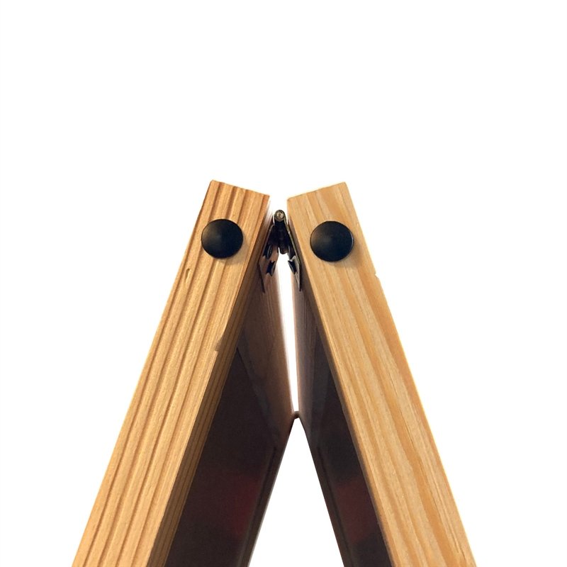 Kundenstopper, Kreidetafel, einschlie&szlig;lich Markierungen, 53 x 67 cm, Naturholz