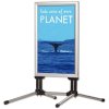 Wind-Line Budget Kundenstopper - 50 x 70 cm - Silber #7