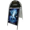 Gotik Budget Kundenstopper mit Logo schild - A1 - schwarz #2