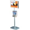 Mini-Multi Stand Infoständer - doppelseitiger A4-Klapprahmen + A4-Broschürenhalter #2
