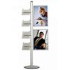 Multi Stand Prospekthalter 18 - Einseitig, 2x70x50 Einschubregale + 4xA4-Regale #2