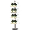 Multi Stand Infoständer Doppelseitig - 8xA3 - 29,7x42 cm große Stahlregale #2