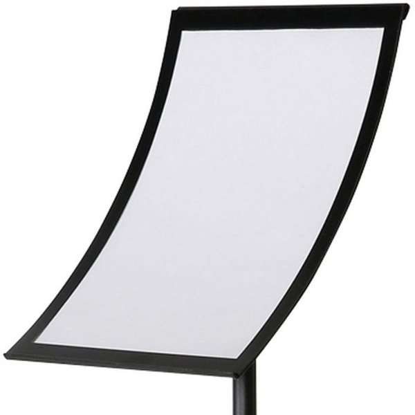 Infostand Curved schwarz A3 #2