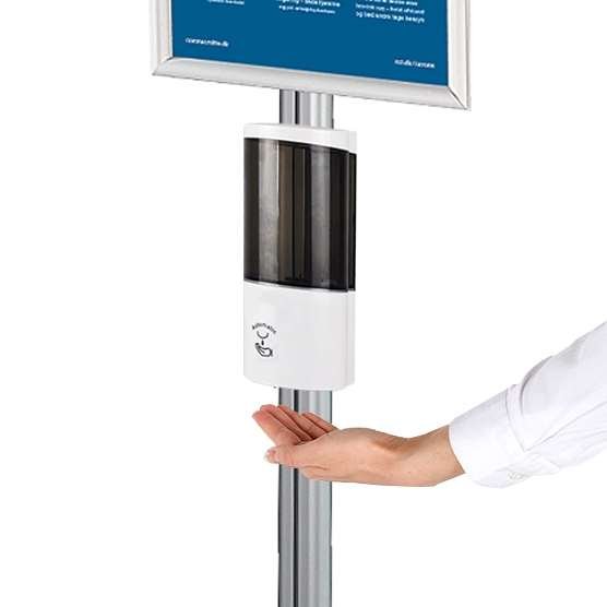 Desinfektionsständer mit 500-ml-Spender, Mini-Multiständer und A4-Rahmen #2