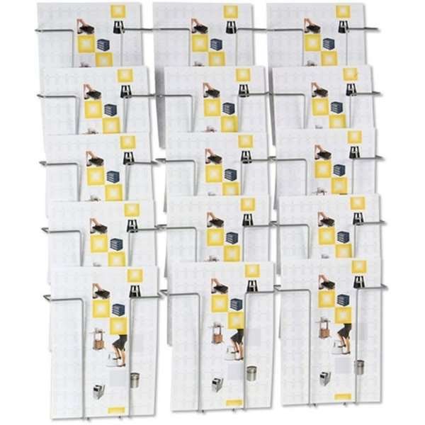 Prospekthalter für die Wand - 15xA4 - 21x29,7 cm #1