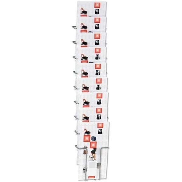Prospekthalter für die Wand - 10xA4 - 21x29,7 cm #1