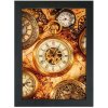 CROWN Klapprahmen mit 33mm Aluminium-Flachprofil, schwarz - A0 #1