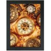 CROWN Klapprahmen mit 33mm Aluminium-Flachprofil, schwarz - 70 x 100 cm #1