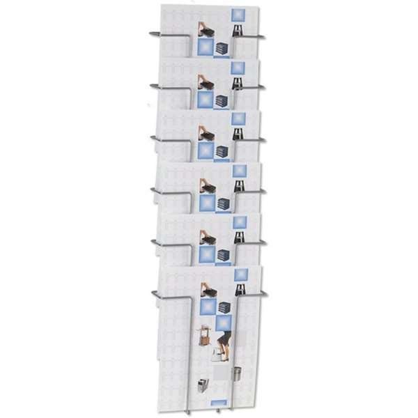Prospekthalter für die Wand - 6xA4 - 21x29,7 cm #1