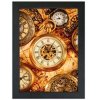 CROWN Klapprahmen mit 33mm Aluminium-Flachprofil, schwarz - A5 #1