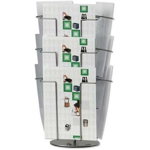 Prospektständer Spin Table - 9xA4 - 21x29,7 cm #1