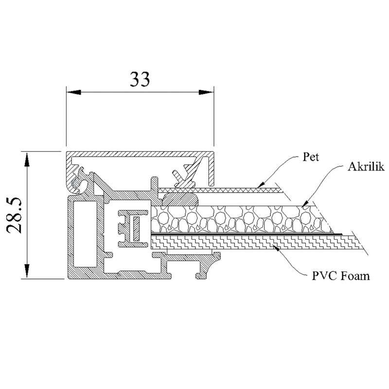 Crown LED Out Box, einseitig, A2 #8