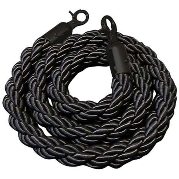 VIP-Barriere, schwarzes Seil - 150 cm #1