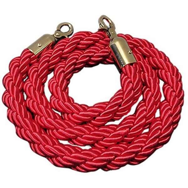 Rotes Seil für Absperrpfosten #1