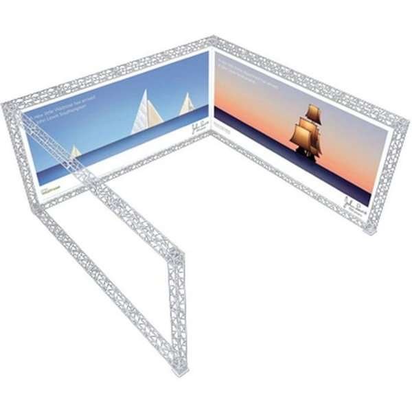 Crown Truss 15 Messewand U-Form 5 x 5 m - weiß #2