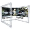 Crown Truss 15 Messewand U-Form 3 x 3 m - weiß #1