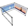 Crown Truss 15 Messewand U-Form 5 x 5 m - schwarz #1