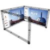 Crown Truss 15 Messewand U-Form 4 x 4 m - schwarz #1