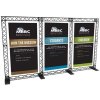 Crown Truss 15 3-teilige Messewand - schwarz #1