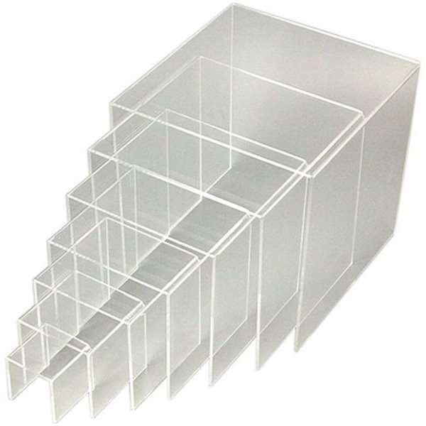 Display Podest, Dekoregal Displayregal - 7 Stk. - Transparent #1