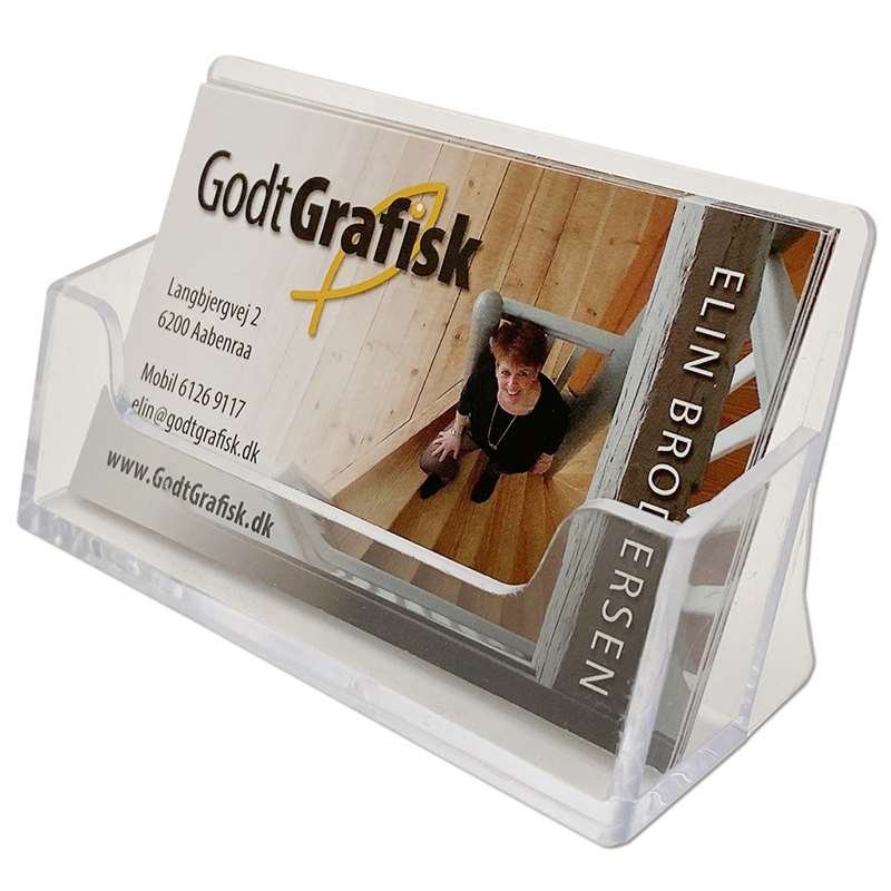 Visitenkartenhalter, horizontal, transparent #3