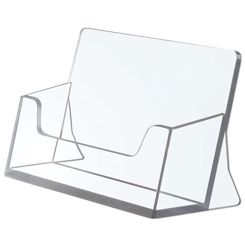 Visitenkartenhalter, horizontal, transparent #1