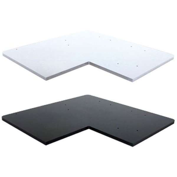 Crown Truss Regalbrett, L-Form 40x40cm schwarz #2