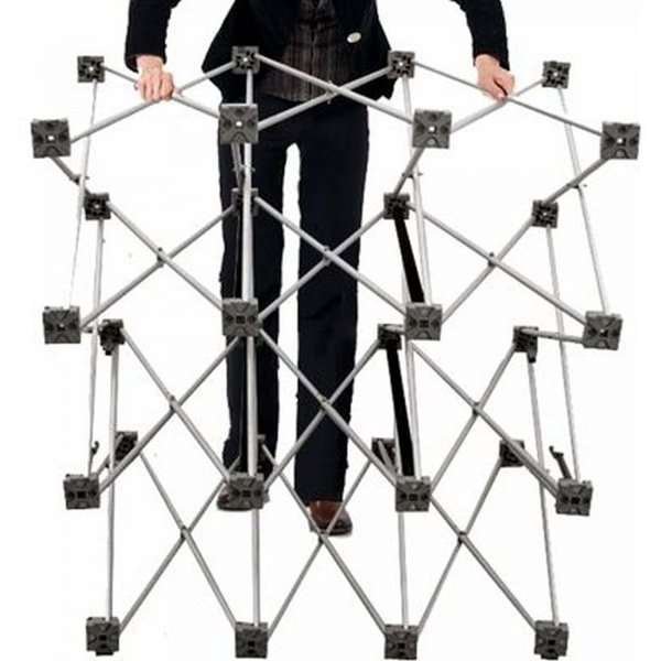 Pop-Up-Wand gebogen - 3x3 #16