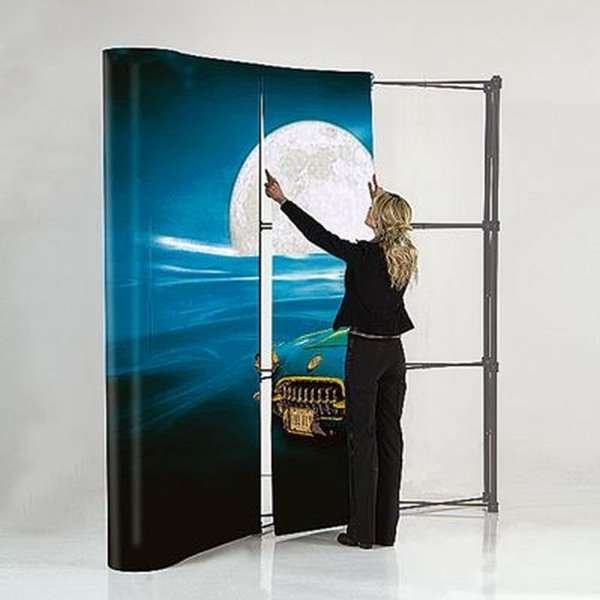 Pop-Up-Wand gebogen - 3x3 #24