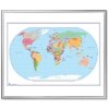 Whiteboard mit Weltkarte - 123 x 103 cm #1