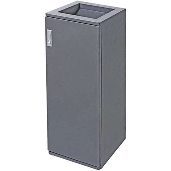 Quadratischer Abfallbehälter - 50 l - Grau #1