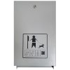 Eco Dispenser für Hundebeuteln, silber mit Druck #2