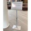 Flex Infoständer verstellbar - A2 - Silber #11