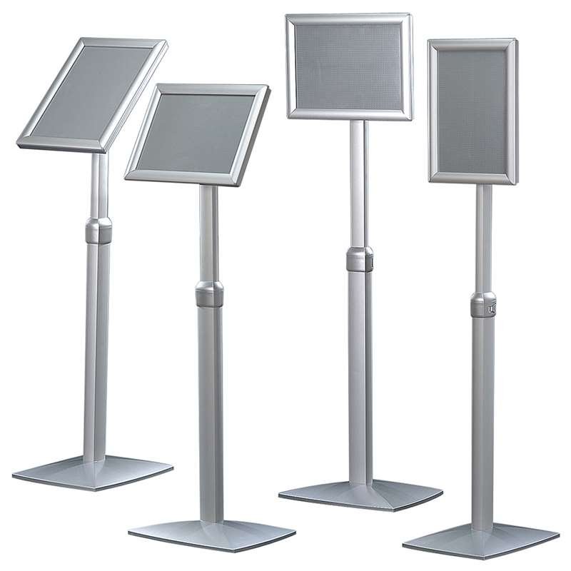 Flex Infoständer verstellbar - A2 - Silber #10