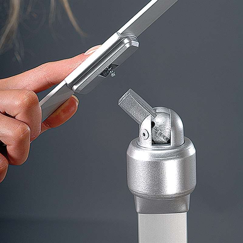 Flex Infoständer verstellbar - A3 - Silber #3