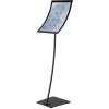 Infostand Curved schwarz A3 #1
