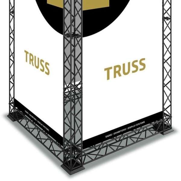 Base Regular 20 x 20 cm, für Crown Truss 10, schwarz #3