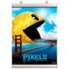 Posterklemmen-Set, Posterleiste mit 25mm Aluminium-Posterstreifen - 50 cm (B2) #1