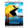 Posterklemmen-Set, Posterleiste mit 25mm Aluminium-Posterstreifen - 42 cm (A2) #1