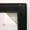 Schwarze Infobox magnetisch mit Schloss - 9xA4 - schwarz #2