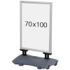 Wind-Sign Waterbase Pro Kundenstopper - Silber - 70x100 cm #1