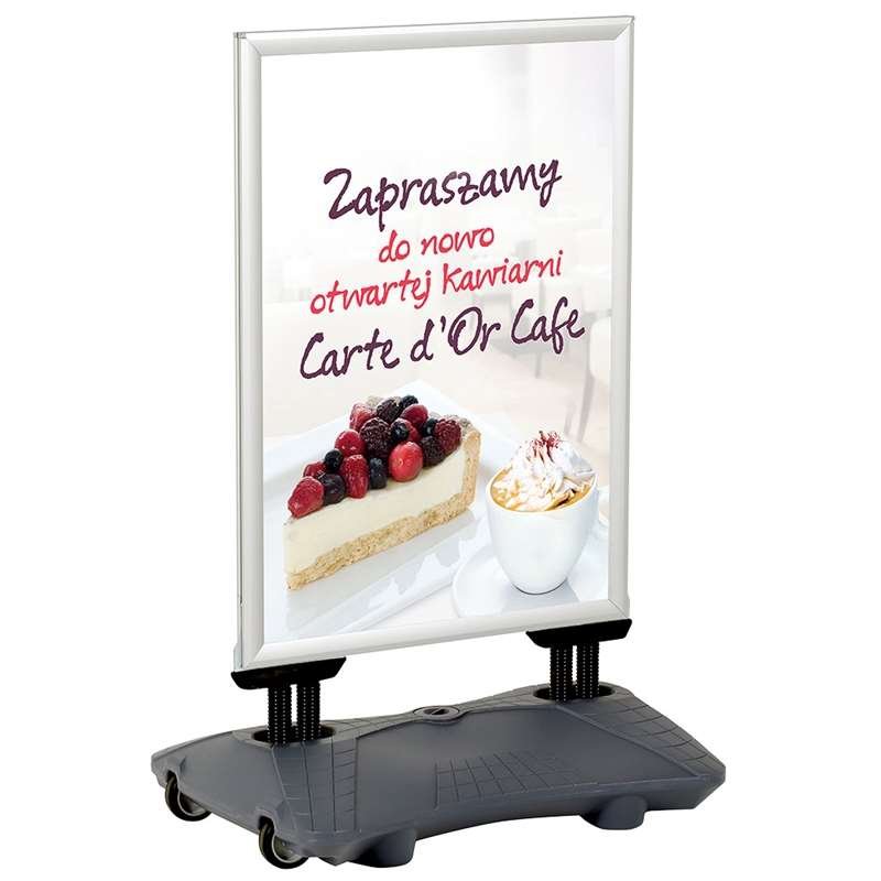 Wind-Sign Waterbase Pro Kundenstopper - Silber - 70x100 cm #4