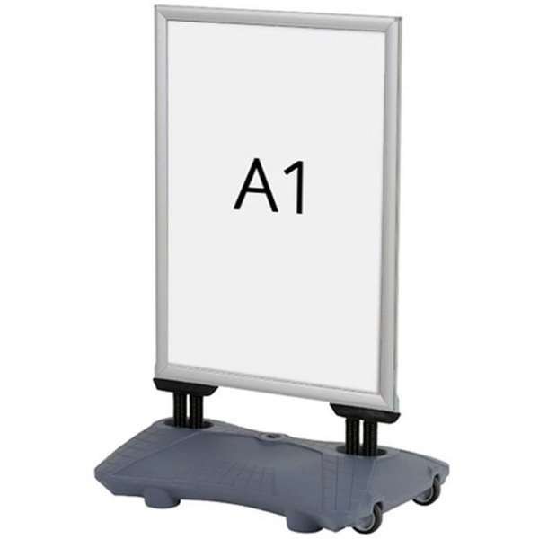 Wind-Sign Waterbase Pro Kundenstopper - Silber - A1 #1