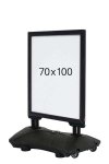 Wind-Sign Waterbase Budget Kundenstopper - 70x100 cm - schwarz #1