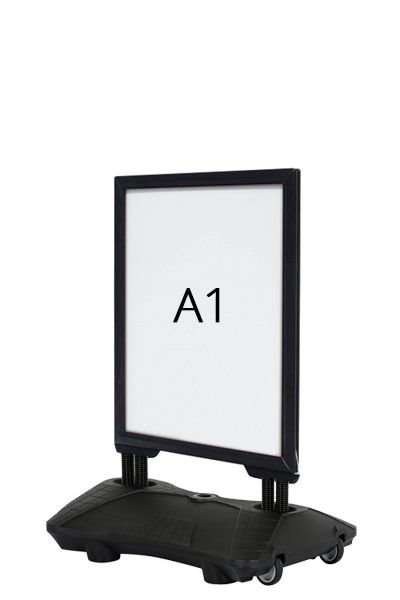 Wind-Sign Waterbase Budget Kundenstopper - A1 - schwarz #1